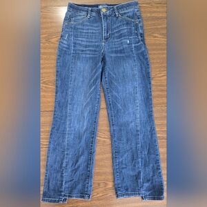 Democracy Skyrise Barely Boot Step Hem Jean Size 8 "Ab"solution